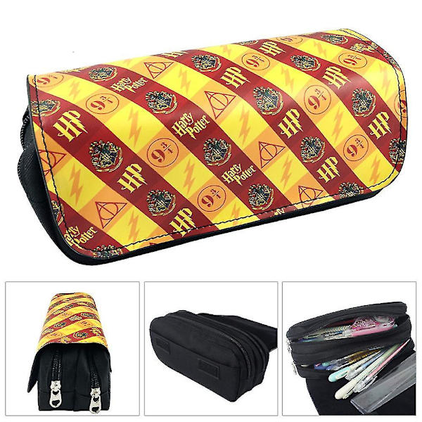 Harry Potter Children&#39;s Double Pencil Case Large Capacity color-3