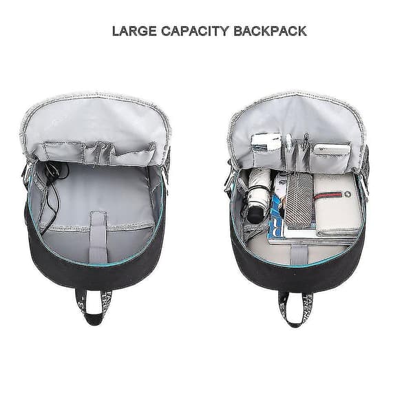 Jurassic Student Backpack Game Peripheral Anime Student Backpack Youth Travel Outdoor Backpack