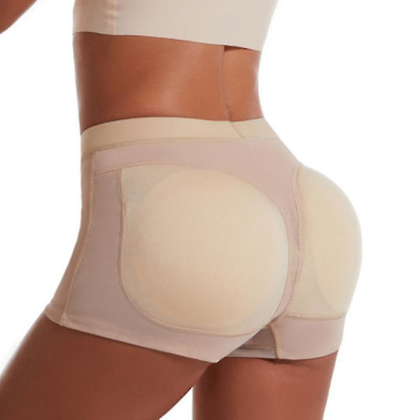 Rumpe Løfter Truser Hofteforsterker Shapewear Magekontroll Kropp S BEIGE M