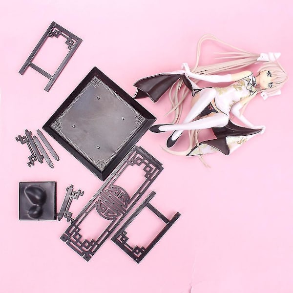 Lelakaya-skytube Yosuga No Sora Kasugano Sora Mekko, Cheongsam-versio PVC, 3 Liikuteltavaa Nukkasarjaa C