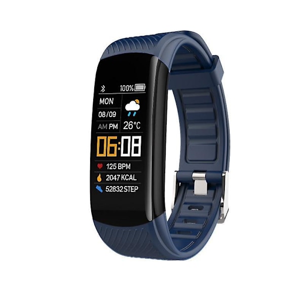 Blodtryk & Puls - Skridttæller Smart Armbånd white