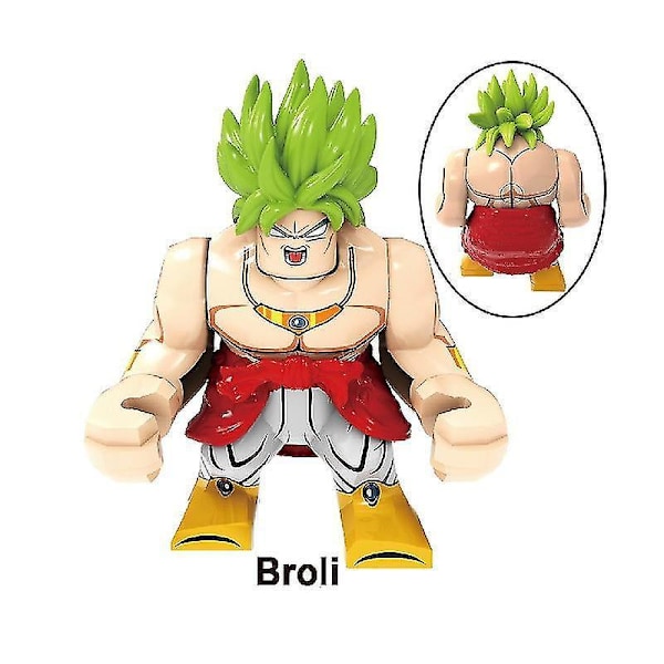 4 stk. Dragon Ball Broli Broli Drenge Samlede Byggeklodser Minifigur Børnelegetøj