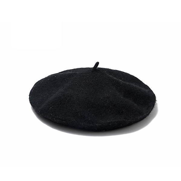 Fransk beret i flere farger, søt, varm, vår, høst Green