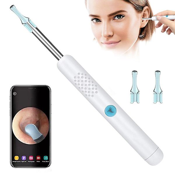 1 Pcs Ear Wax Removal, With Hd Endoscope Ear Camera White