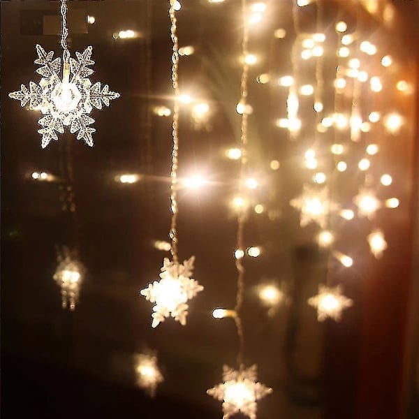 Various Shaped Led Curtain String Light Party Garden Colorful Outdoor Lighting Home Decor