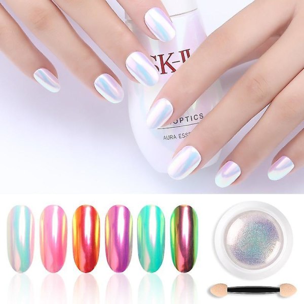 Chrome Pearl Shell Powder- Nail Art Glitter For Manicure Color 4