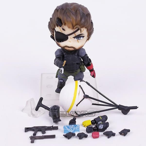 565 Metal Gear Solid V The Phantom Venom Snake Sneaking Suit Ver. Q Version Action Figur Samlerobjekt Model Legetøj 565 no box