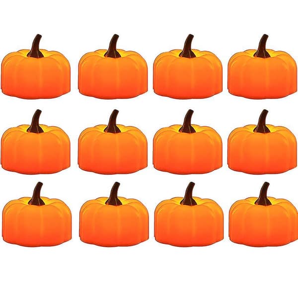Halloween 12 Pack Led Pumpkin Lights style3