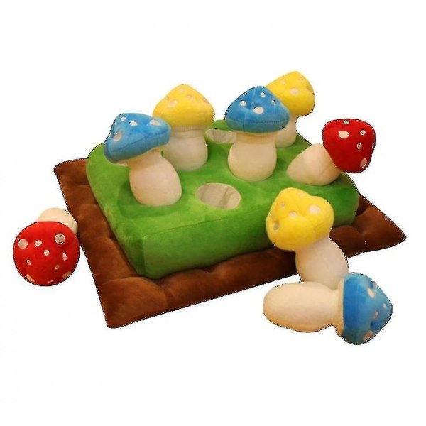 Mushroom Picking Pillow Simulation Mushroom Plush Toy