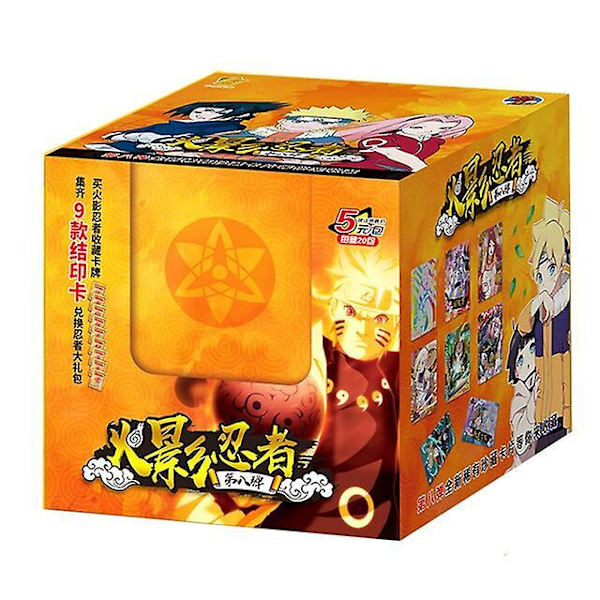 Naruto-pelikortit japanilainen sarjakuva Schoolmaster-sarja Ssp-kortti Uchiha Sasuke Ninja War R Lasten lelut R 20PACK 100PCS