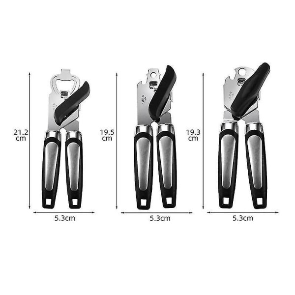 Classic Multifunction Can Opener / Bottle Opener, 8.34-inch, Bl style 5