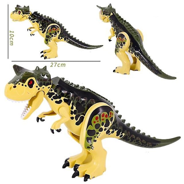 Brutal Raptor Building Jurassic Blocks World Mini Dinosaur Figures Bricks Dino Toys For Children Dinosaurios L
