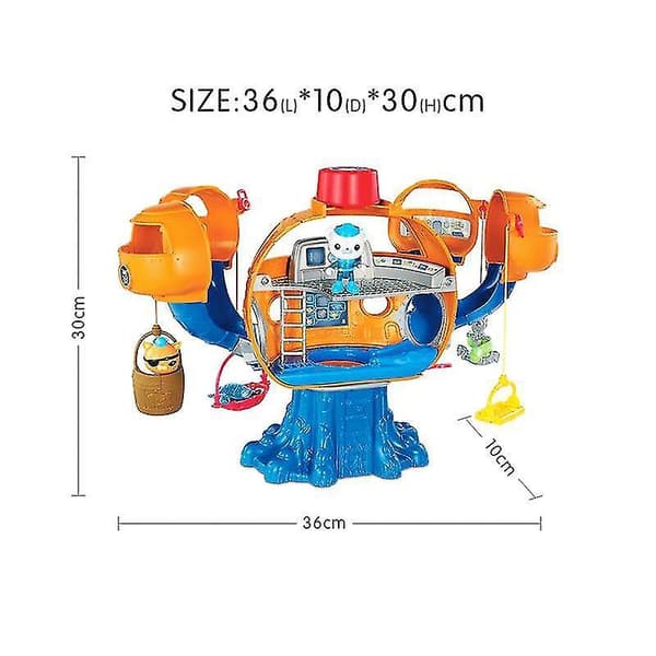 Octopus Castle Toy Barnacles Kwazii Peso Shellington Dashi Action Figures Action Figures