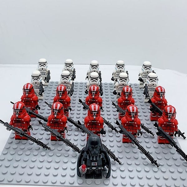 21 stk. Star Wars Våben Rustning Byggeklods Sæt Minifigurer