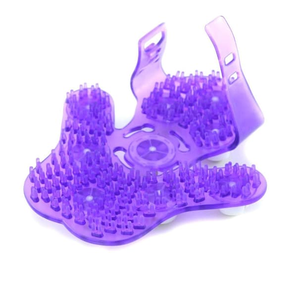 Palm Shaped Massage Glove Body Massager With 9 360-degree-roller Metal Roller