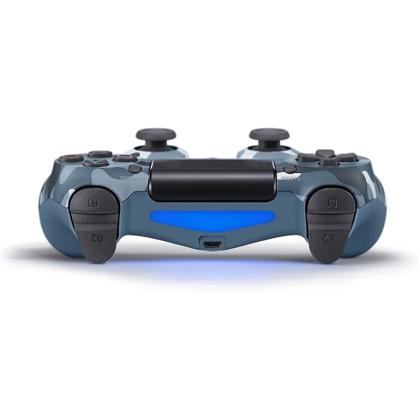 Wireless Game Controller Compatible With Ps4/ Slim/pro Console Blue Camouflage