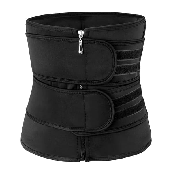 Ladies Sauna Set Sweat Wrap Trainer Slimming Shapewear (black) M