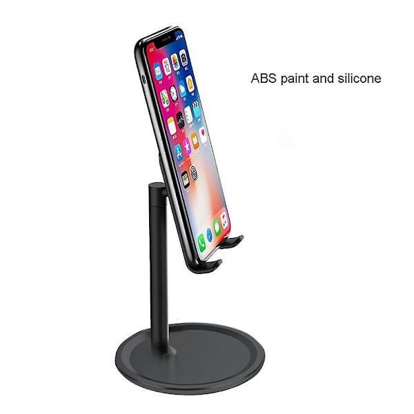 Metal Desktop Mobiltelefon Holder Lazy Ipad Tablet Computer An k7Black