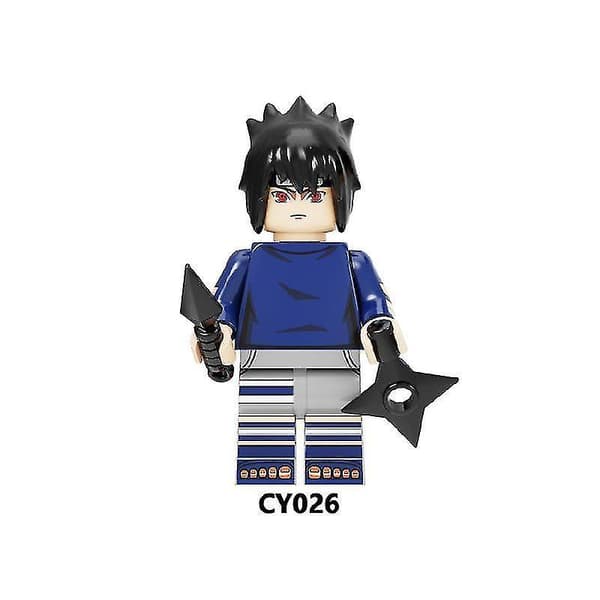 Naruto Samlet Børne Byggeklods Minifigur Legetøjsfigurer 8 stk