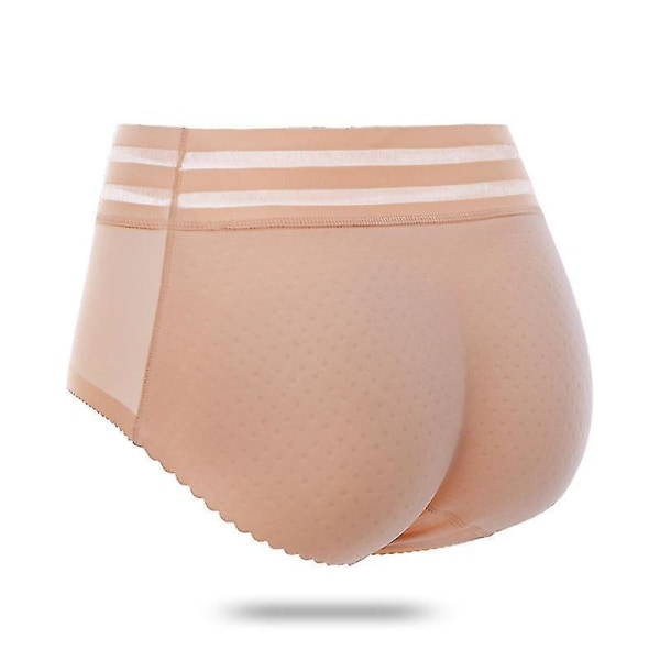 Dametruser med polstring for å løfte baken, formet for å gi en større rumpe Mid-waist 127beige L