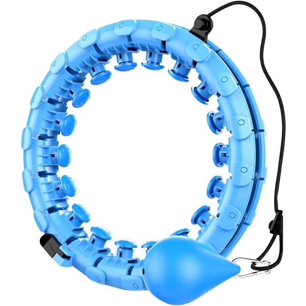 Hula Hoop, Intelligently Adjustable Wide Hula Hoop Fitness And Massage Blue