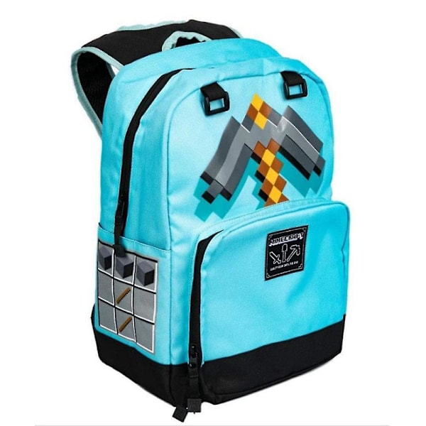 Minecraft skoletaske til folkeskolebørn, rygsæk color2
