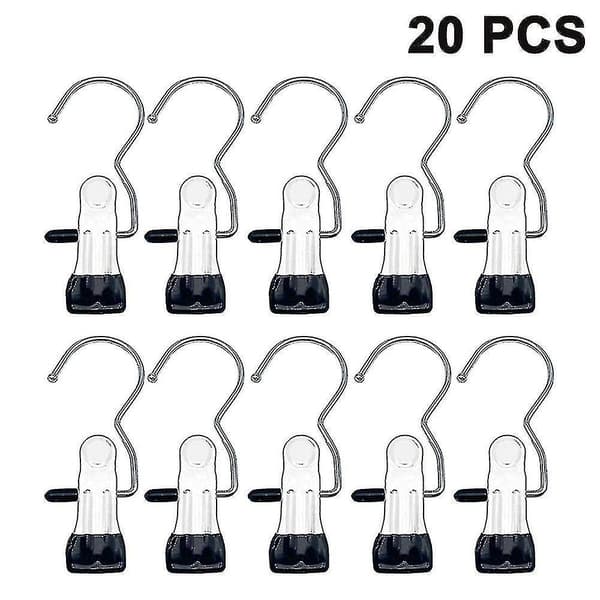 Clamp Hooks Boot Hanger 20 Pcs, Metal Clothes Hanger 11.3 X 4cm