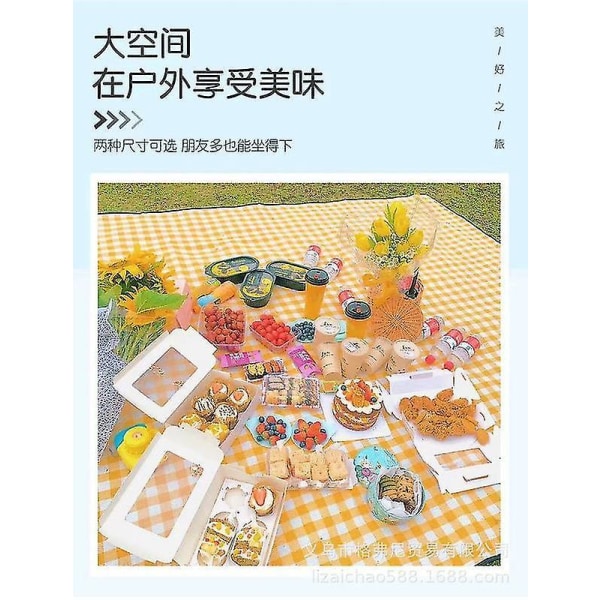 Picnic Matwashable Extra Large Picnic & Beach Blanket Handy Mat Plus Thick Dual Layers Sandproof Waterproof Padding Portable For Everyone 150*150