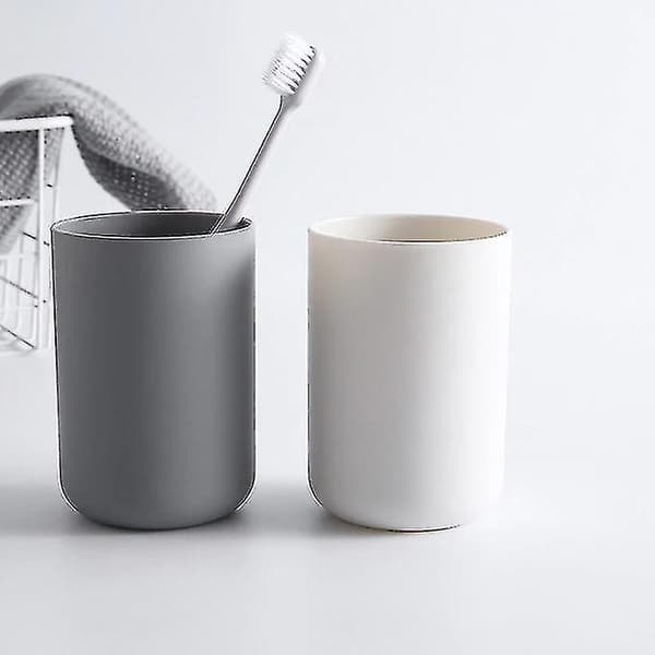 Eco-friendly Thick Circular Water  S Toothbrush Holder - Home Bathroom Tooth Brown