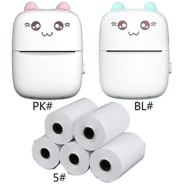Mini Thermal Printer Pocket Portable Wireless Photo Printing Mobile Phone Label
