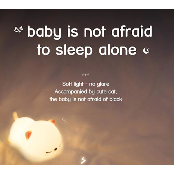 Rechargeable Night Light Bunny Silicone Bedroom Bedside Lamp