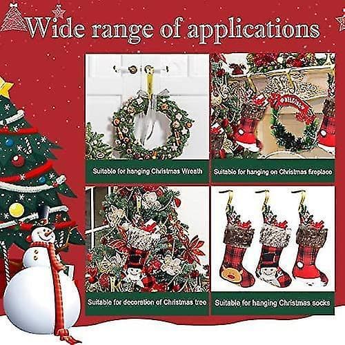 Christmas Stocking Holders For Mantel, Stocking Hangers Set Mantle Clips Hooks