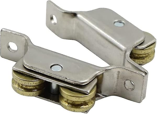 Sliding Door Wheels Two Wheels - Iron Casters, Fixed Groove Gate Roller Support U-groove Wheel, Roll