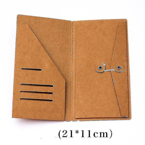 Kraft Paper Envelope Ticket Card Storage Bag Traveler Notebook Diary