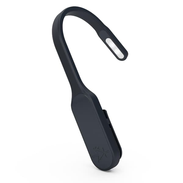 Mighty Bright Recharge 2 LED Clip On Book Light Rechargable With Micro USB Cable Provided, Various Colours Black