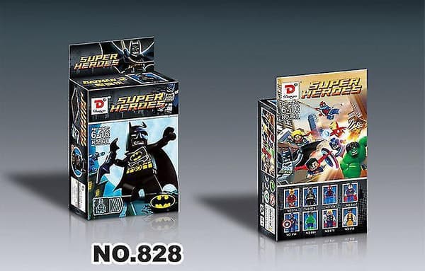 Lequeen 8pcs Avengers Building Blocks Super British Minifigure Assembled Building Blocks