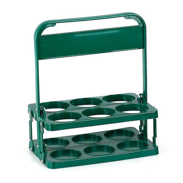 6 Pack Beer Bottle Carrier Reusable Drink Caddy Holder Wine Beer Rack Durable Foldable Cup Organizer