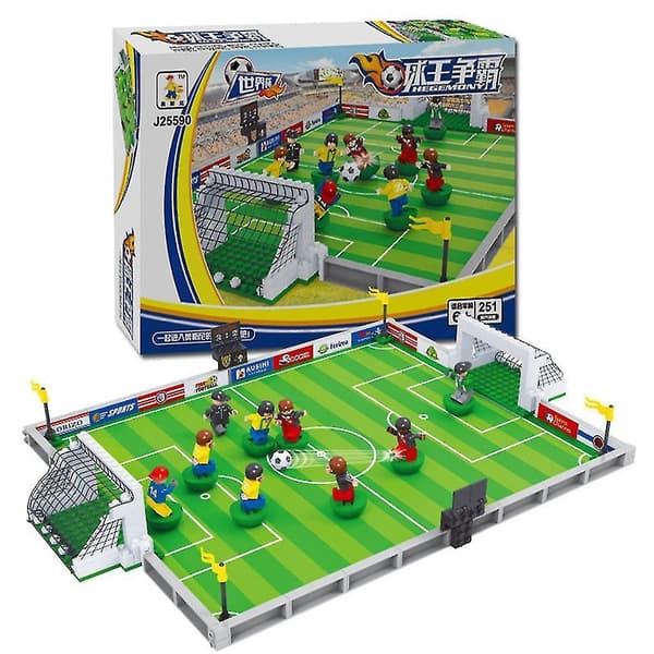 Modelbyggesæt Byfodbold 3D-klodser Pædagogisk modellegetøj til børn