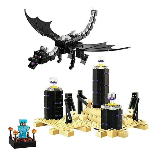 Rakennuspalikat Ender Dragon -mallitiilisarjat Lahjat Lelut Lapsille Pojille Tytöille Puu