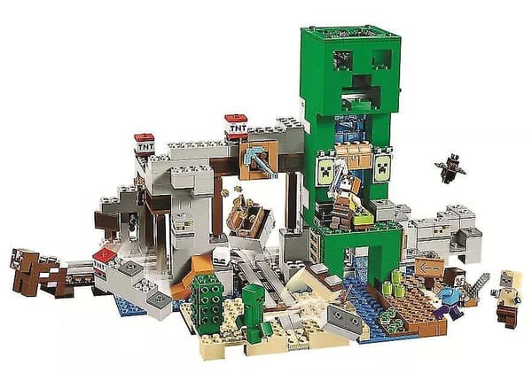 830 pcs Compatible Minecraftedly My World The Creeper Mine Building Block Bricks Toy