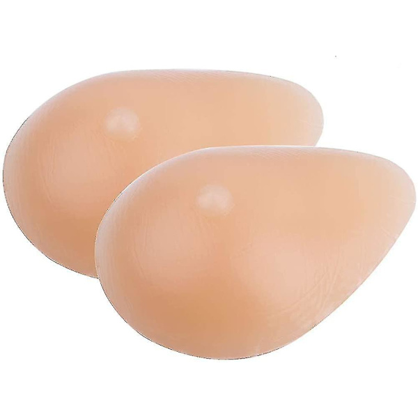 A Pair Drop-shaped Silicone Breast Implants Realistic And Soft Fake Breasts Breast Enlargement Devices NO 10