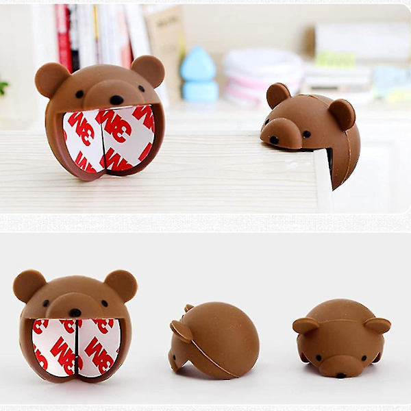 Baby Safety Anti-collision Edge Corner Guard Protector, Silicone Table Bear