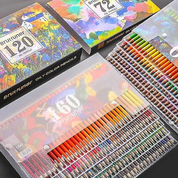Tilbake til skolen 150/120/72/48 farger Brutfuner fargeblyanter Profesjonell fargetegning fargeleggingsblyant 150PCS
