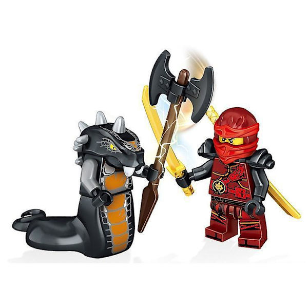 24 stk. Byggeklods Plast Mini Ninjago Samle Figur Legetøj