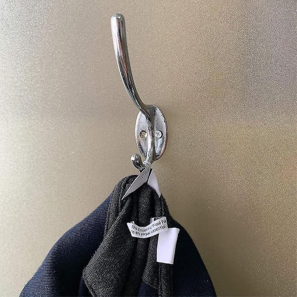 10 Pack Rustic Coat Hooks Wall Mounted Heavy Duty Double Hooks Retro Red