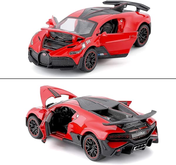 Bugatti Divo Støpt Bil, sinklegering Støpemodell Leketøy Bil Trekk Tilbake Ca