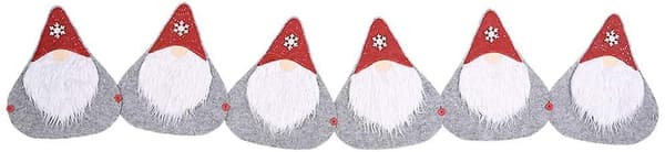 Christmas Decorations Faceless Doll Combination Table Runner Combination Tablecloth Doily Decoration C