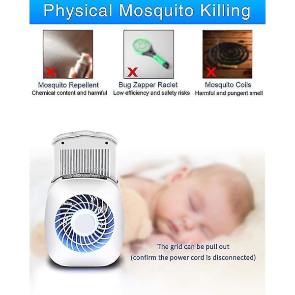 Electric Fly Killer Mosquito Killer Lamp Bug Zapper High Voltage Electronic With Uv Lamp Light-control Insect