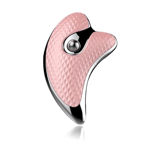 Gua Sha -kaavin kasvojen hierontalaite kasvojen kohotukseen ja kiinteytykseen, hierontalevy, kauneuslaite Pink