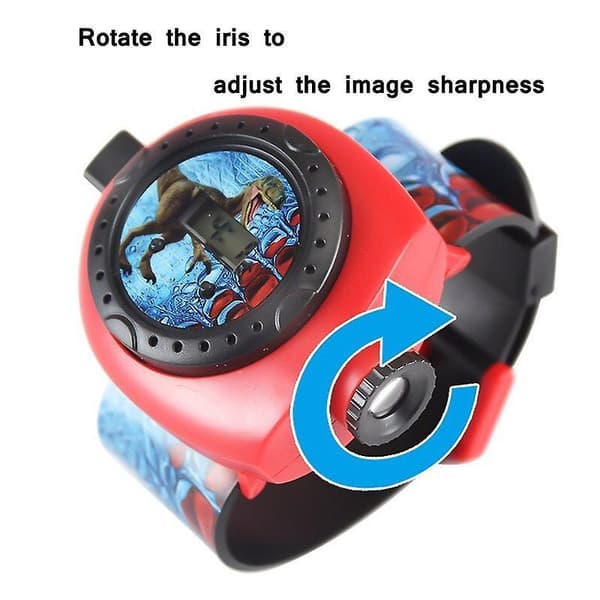 Kids Dinosaur Shark Watch Projector Night Learning Toy Flashlight Sleeping  Flashlight Toys Gift Dinosaur